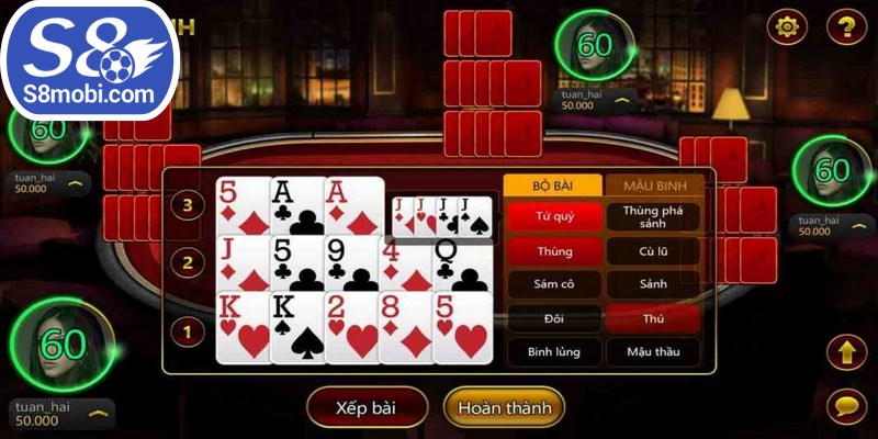 Các thuật ngữ chi tiết trong cách chơi bài mậu binh online