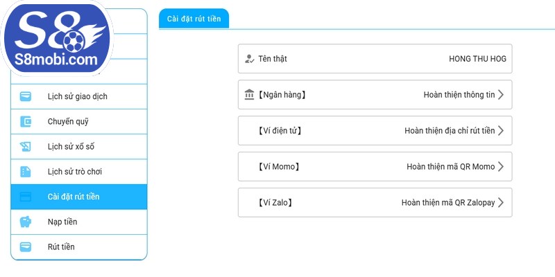 Để rút tiền S8 thành công bạn cần tuân thủ mọi điều kiện