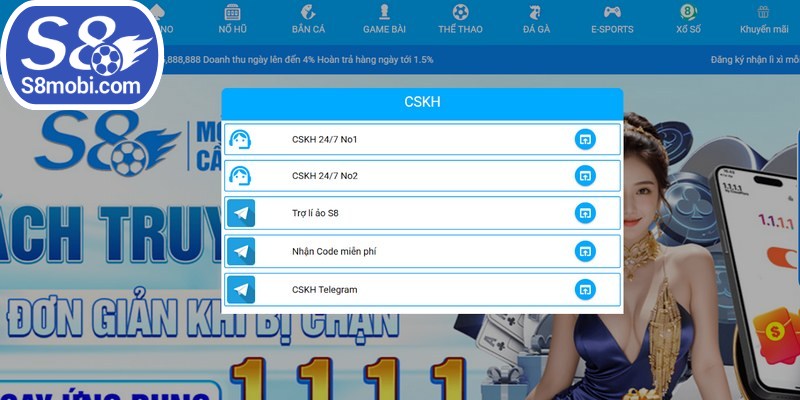 Sân chơi có đội ngũ CSKH hoạt động liên tục phản hồi nhanh chóng